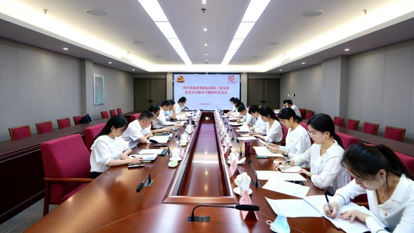 尊龙凯时集团党委书记、董事长任丁参加总部第一党支部党史学习教育专题组织生活会