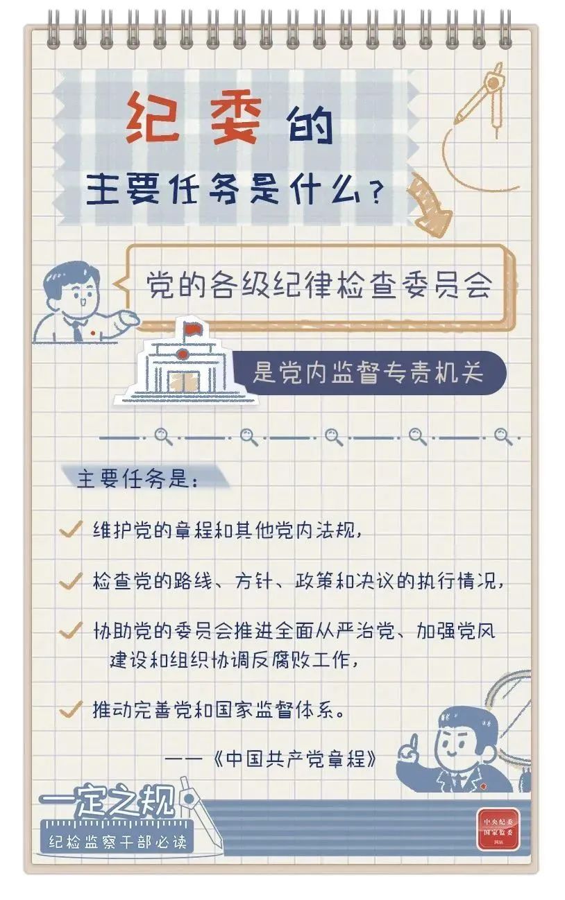 一定之规：纪委的主要任务是什么？